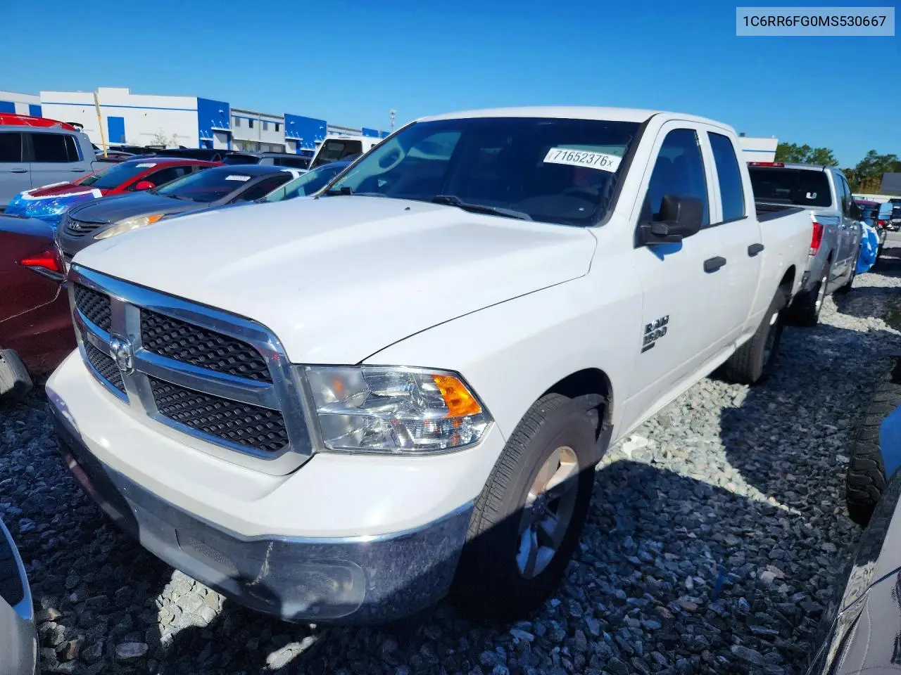 RAM 1500 2021, VIN 1C6RR6FG0MS530667