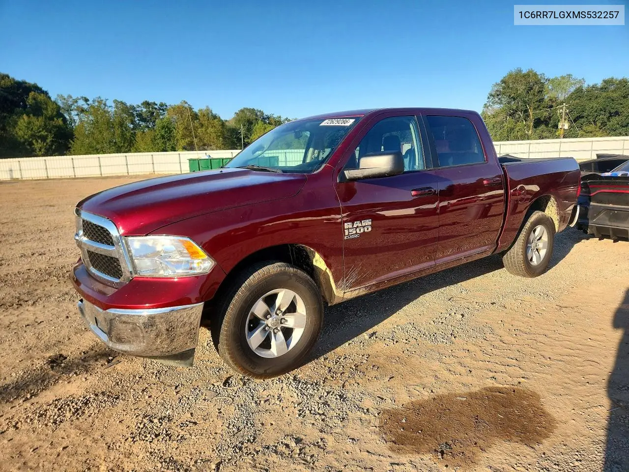 RAM 1500 2021, VIN 1C6RR7LGXMS532257