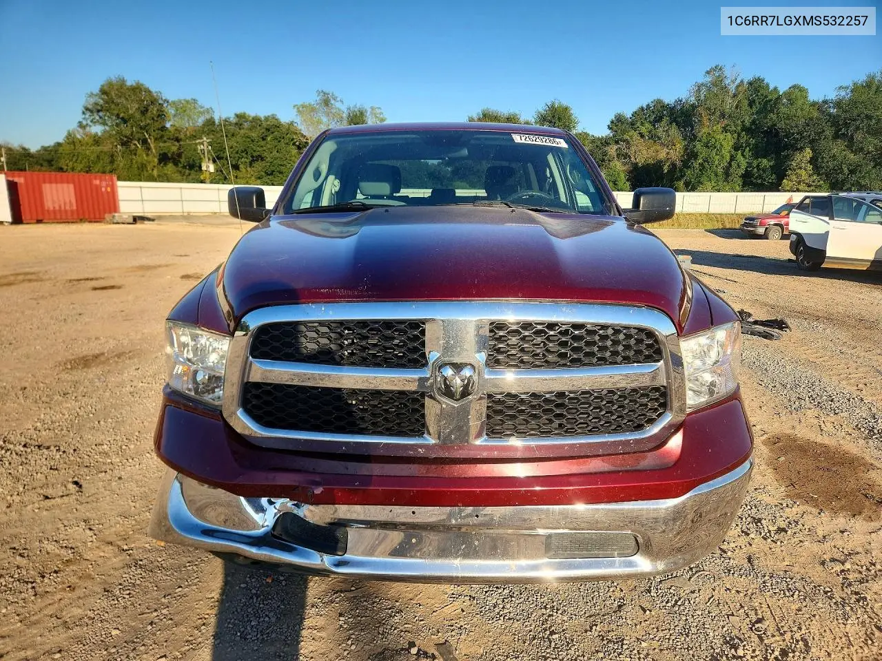 2021 RAM 1500 VIN 1C6RR7LGXMS532257 — фото 5