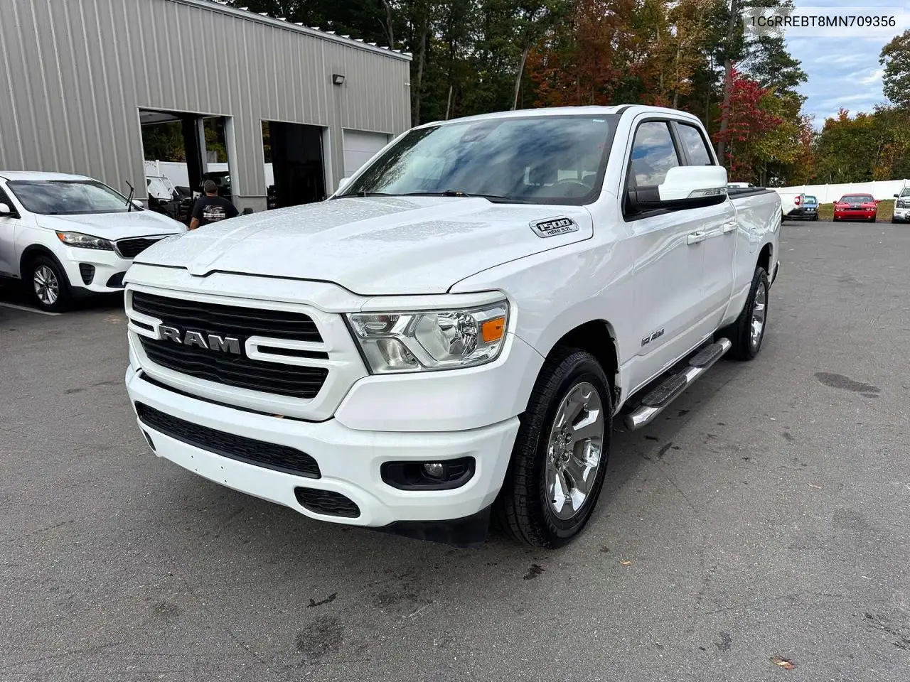 RAM 1500 2021, VIN 1C6RREBT8MN709356