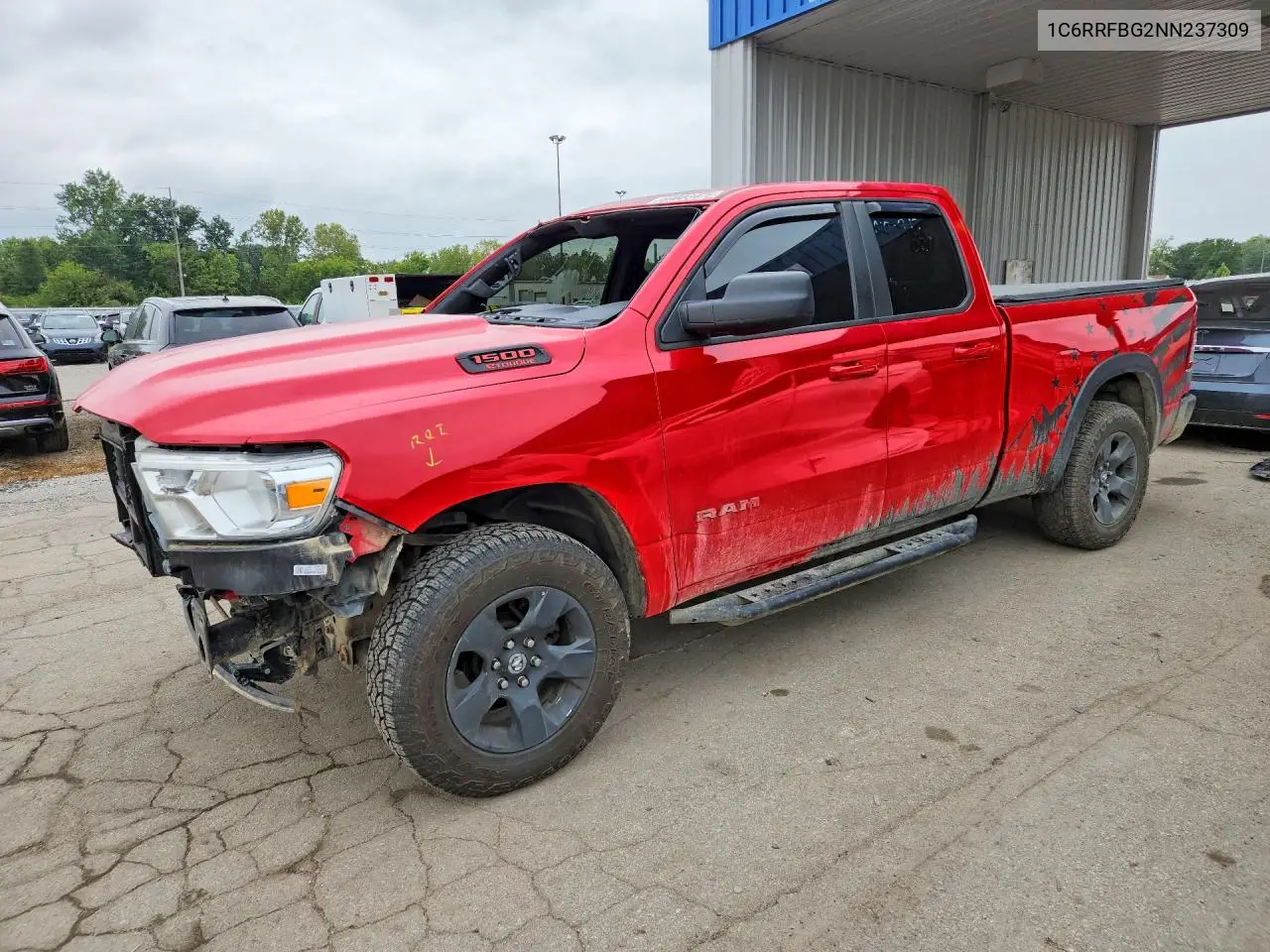 RAM 1500 2022, VIN 1C6RRFBG2NN237309