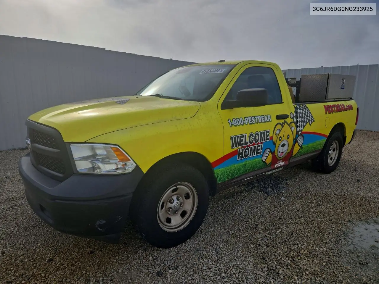 RAM 1500 2022, VIN 3C6JR6DG0NG233925
