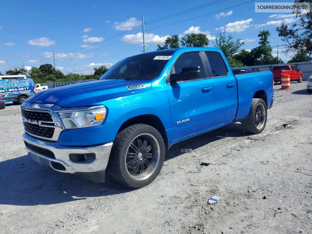 RAM 1500 2022, VIN 1C6RREBG0NN274207