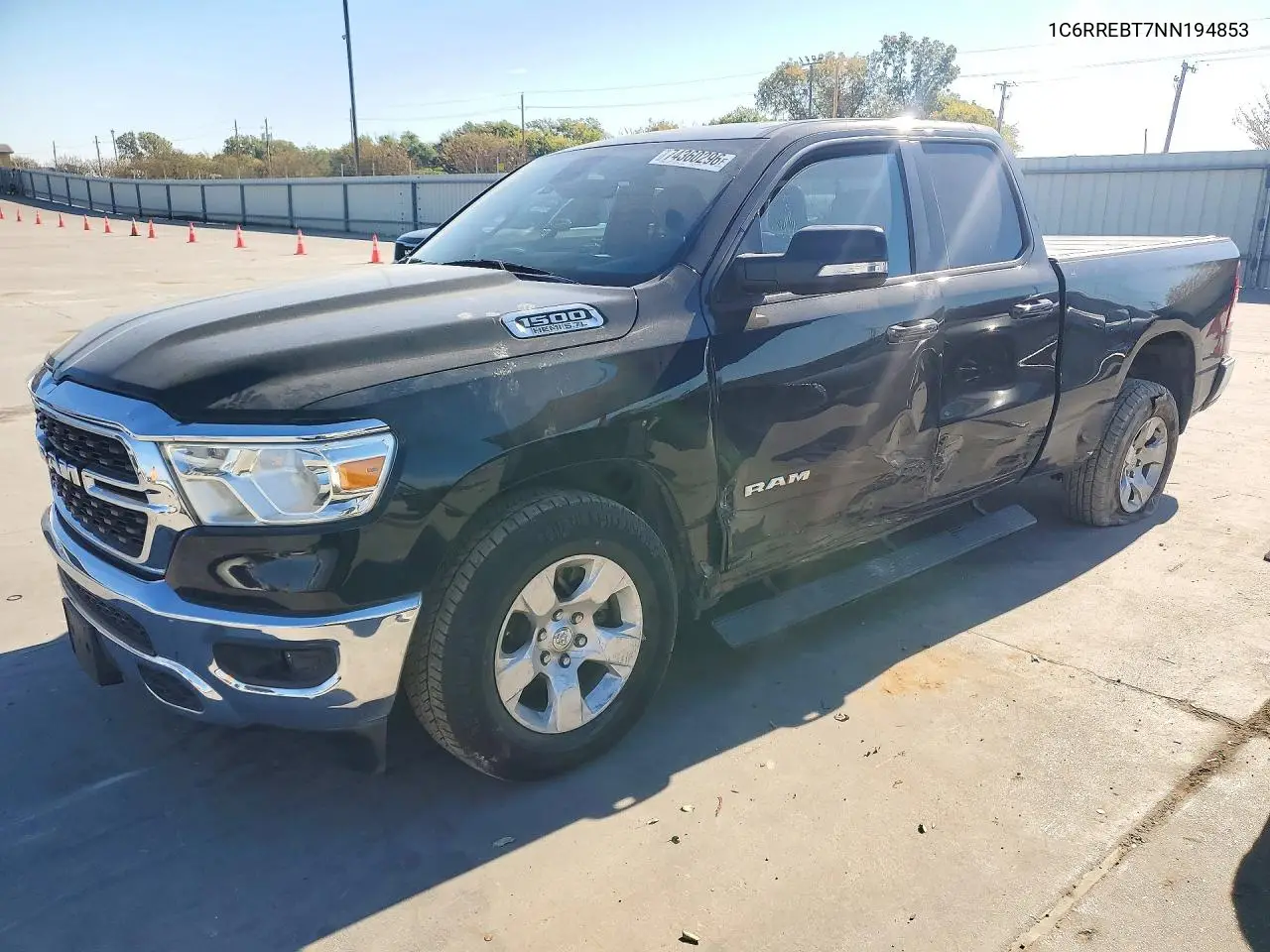 RAM 1500 2022, VIN 1C6RREBT7NN194853