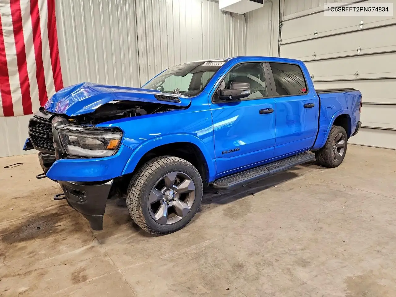 RAM 1500 2023, VIN 1C6SRFFT2PN574834