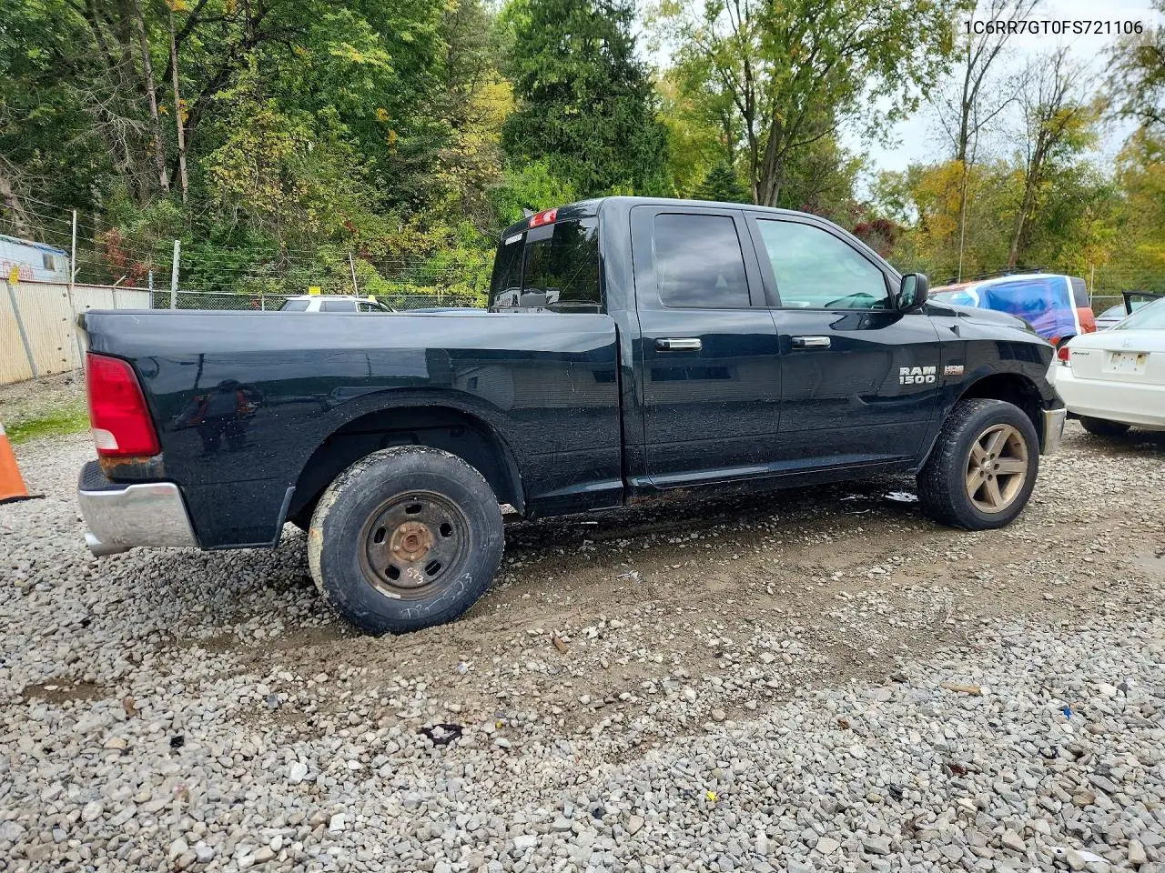 2015 RAM 1500 VIN 1C6RR7GT0FS721106 — фото 3