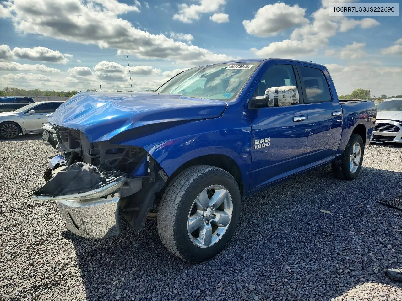 RAM 1500 2018, VIN 1C6RR7LG3JS222690