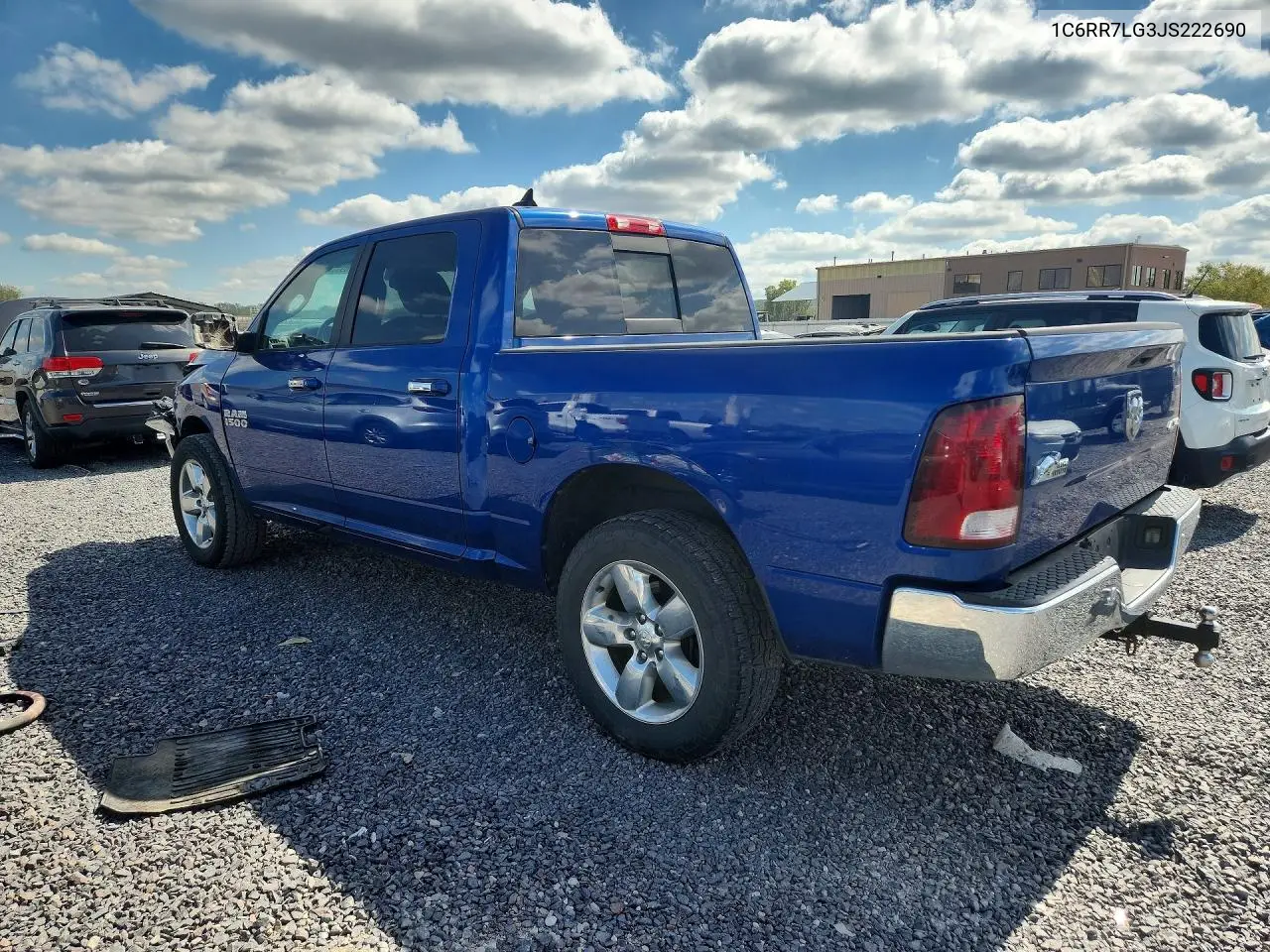 2018 RAM 1500 VIN 1C6RR7LG3JS222690 — фото 2