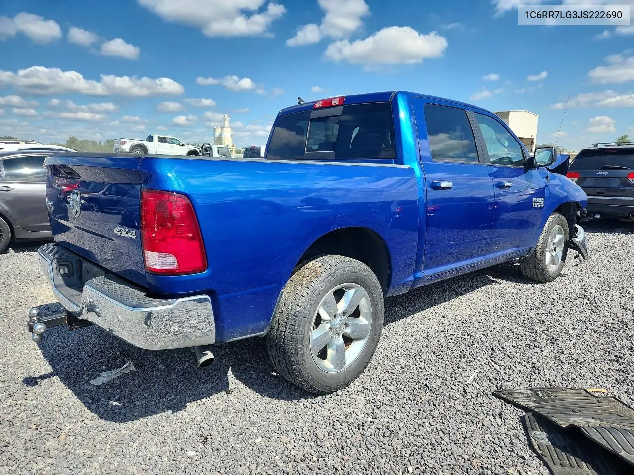 2018 RAM 1500 VIN 1C6RR7LG3JS222690 — фото 3
