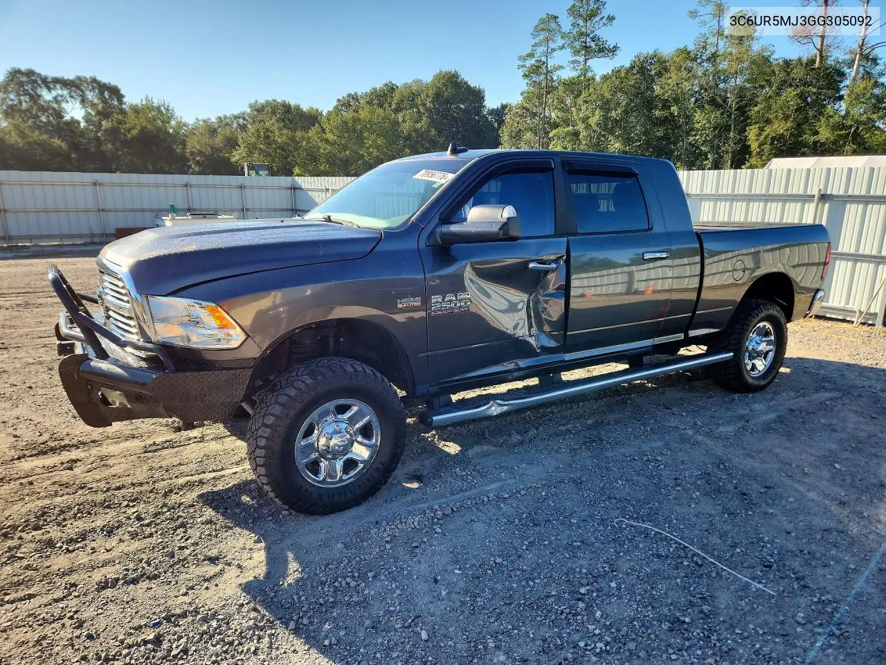 RAM 2500 2016, VIN 3C6UR5MJ3GG305092