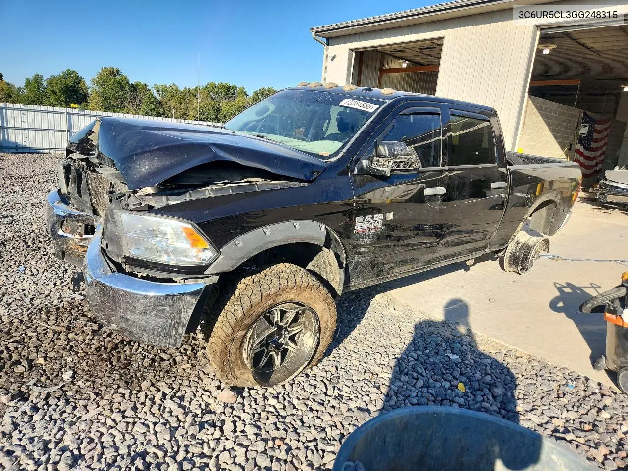 RAM 2500 2016, VIN 3C6UR5CL3GG248315