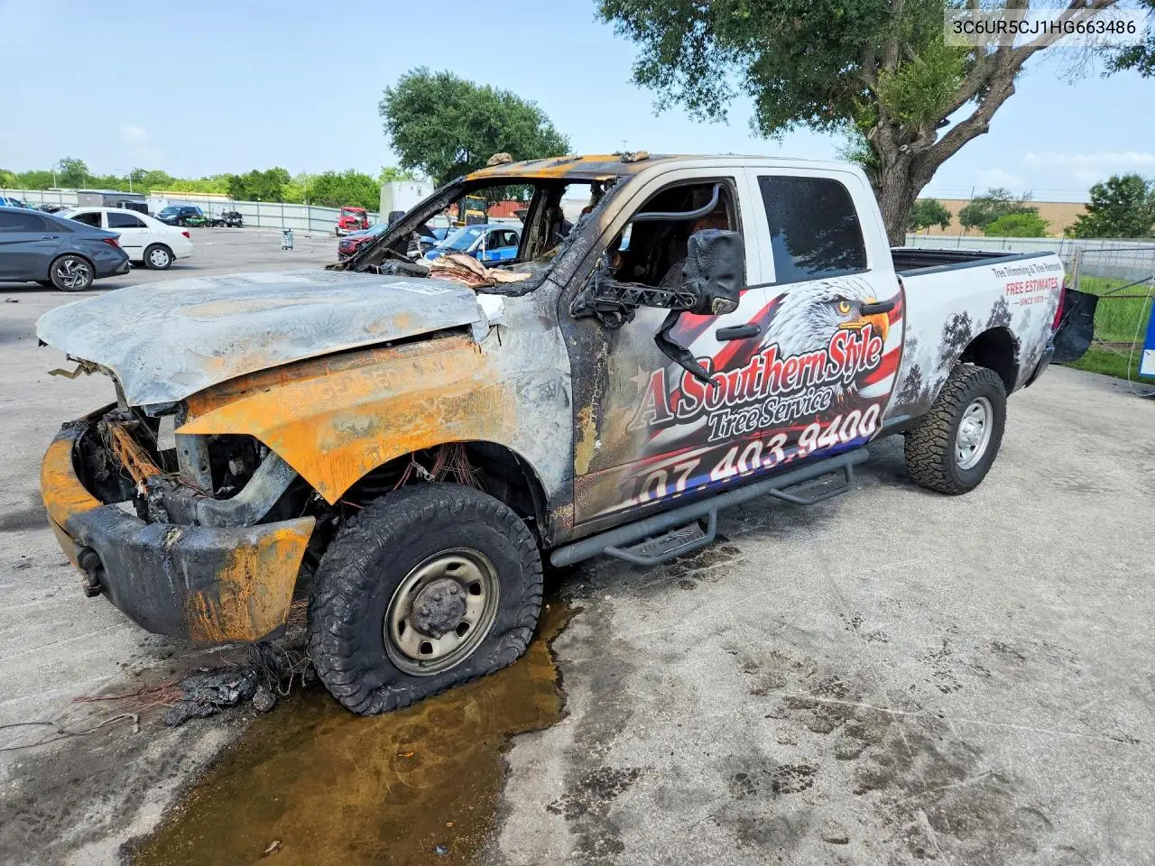 RAM 2500 2017, VIN 3C6UR5CJ1HG663486