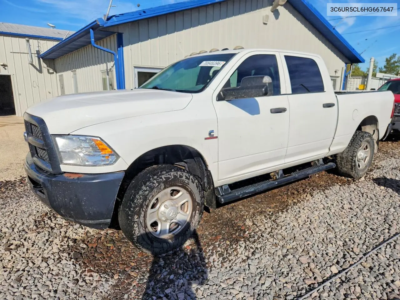 RAM 2500 2017, VIN 3C6UR5CL6HG667647