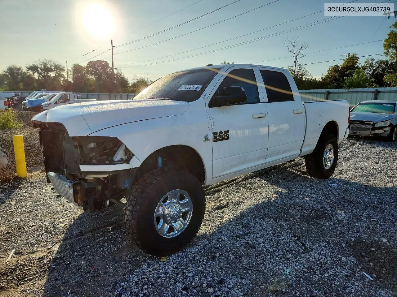 RAM 2500 2018, VIN 3C6UR5CLXJG403739