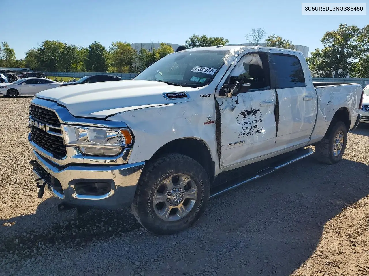 RAM 2500 2022, VIN 3C6UR5DL3NG386450
