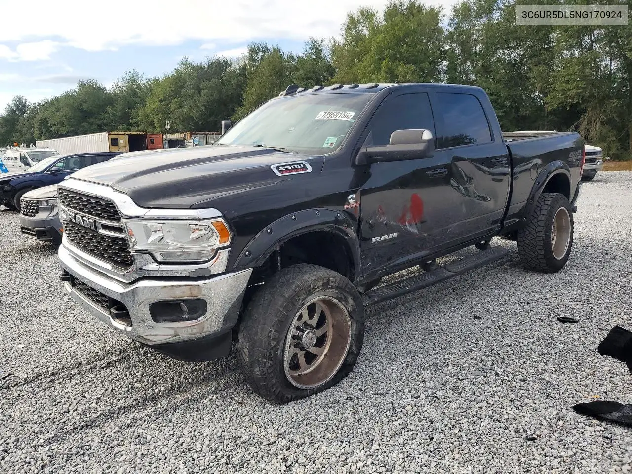 RAM 2500 2022, VIN 3C6UR5DL5NG170924