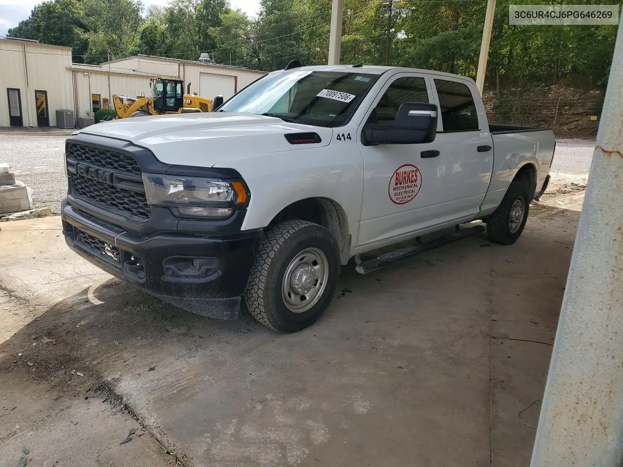RAM 2500 2023, VIN 3C6UR4CJ6PG646269