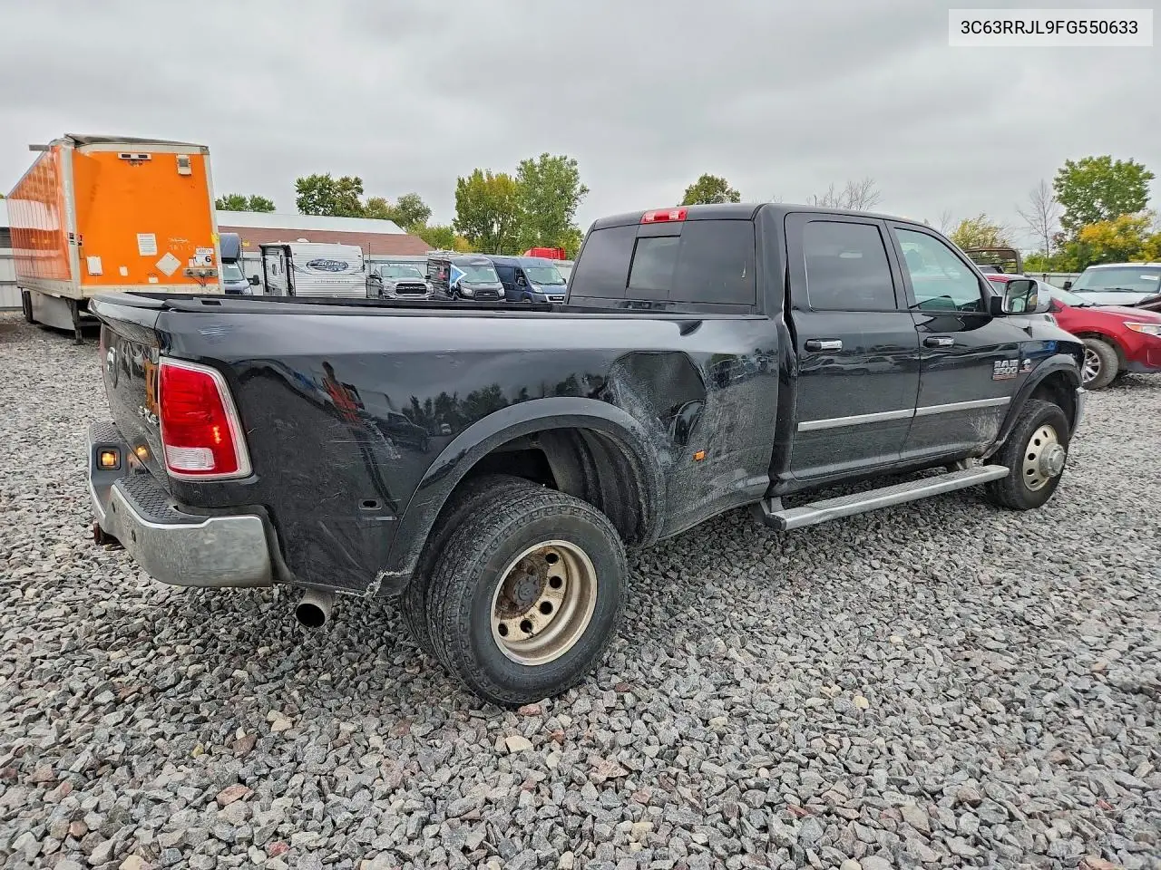 2015 RAM 3500 VIN 3C63RRJL9FG550633 — фото 3