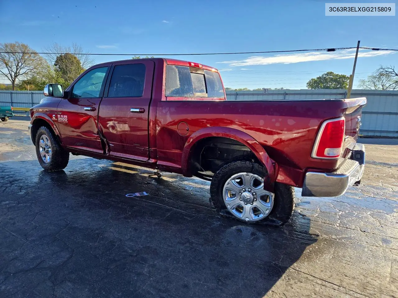 2016 RAM 3500 VIN 3C63R3ELXGG215809 — фото 2