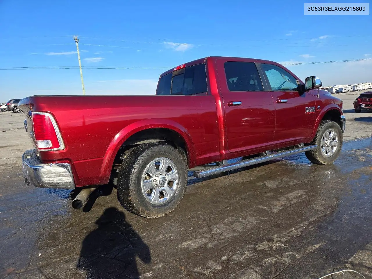 2016 RAM 3500 VIN 3C63R3ELXGG215809 — фото 3