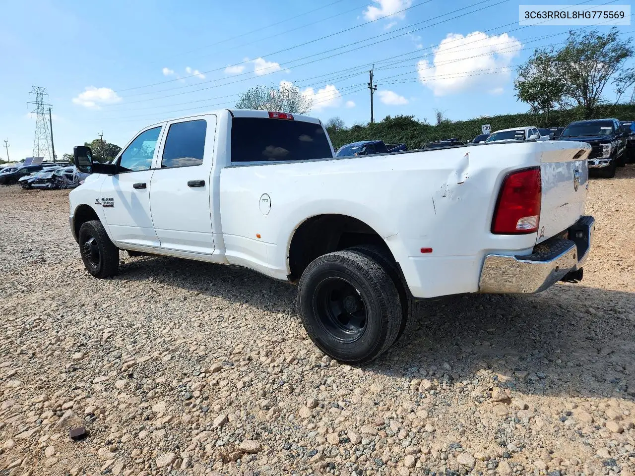 2017 RAM 3500 VIN 3C63RRGL8HG775569 — фото 2