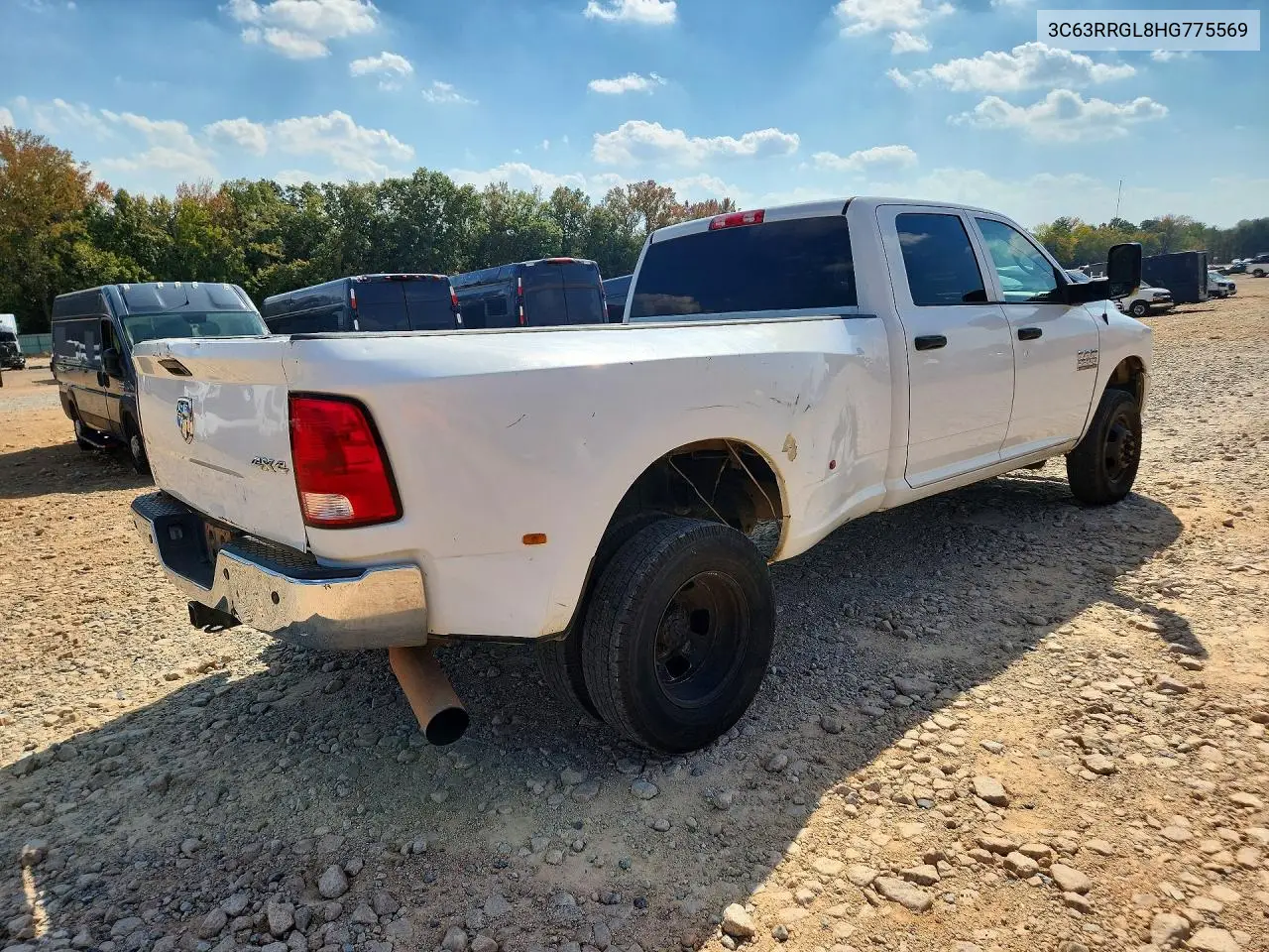2017 RAM 3500 VIN 3C63RRGL8HG775569 — фото 3