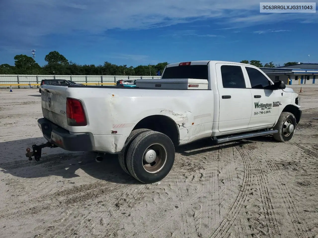 2018 RAM 3500 VIN 3C63RRGLXJG311043 — фото 3