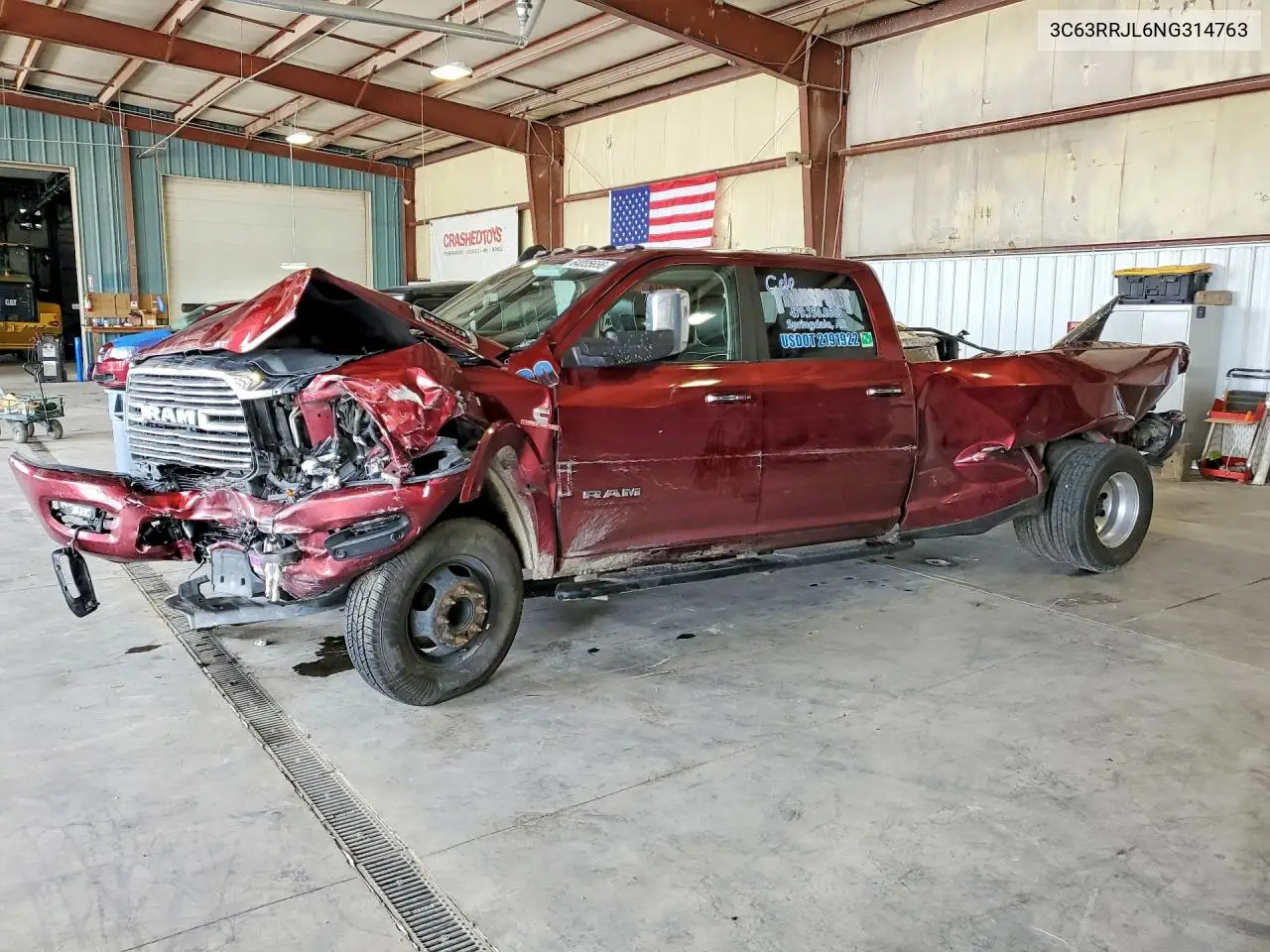 RAM 3500 2022, VIN 3C63RRJL6NG314763