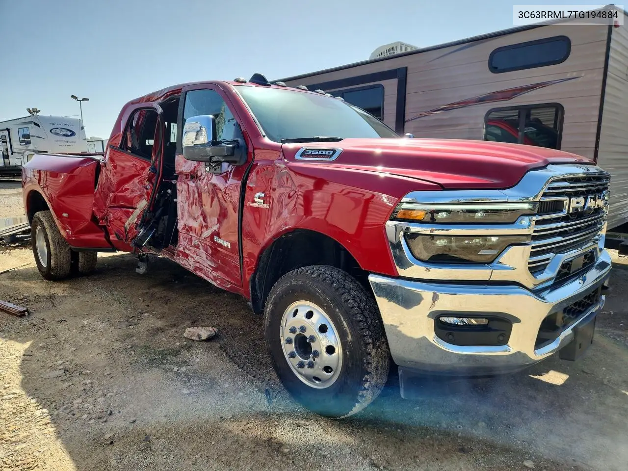 RAM 3500 2026, VIN 3C63RRML7TG194884
