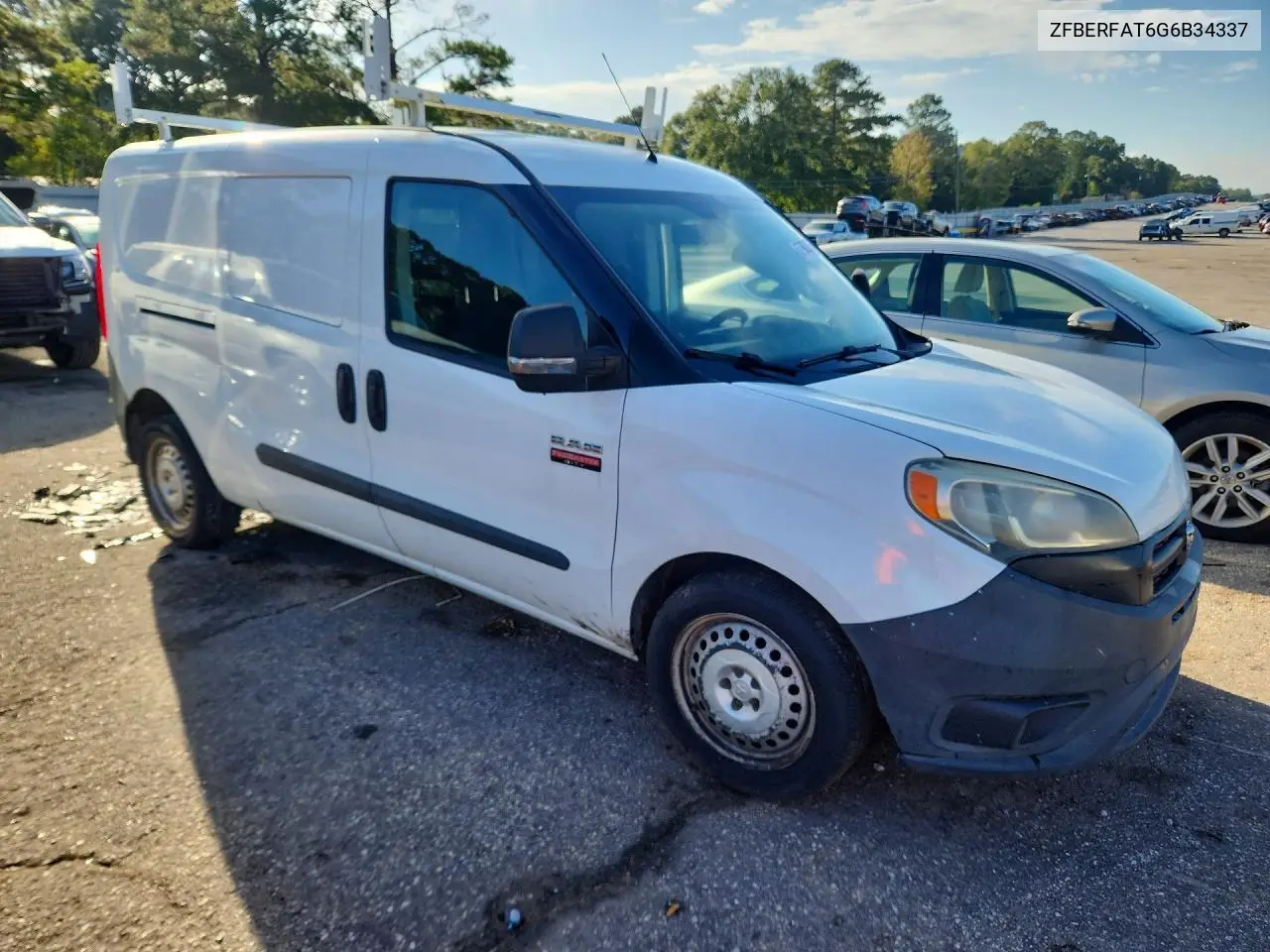 2016 RAM PROMASTER CITY VIN ZFBERFAT6G6B34337 — фото 4