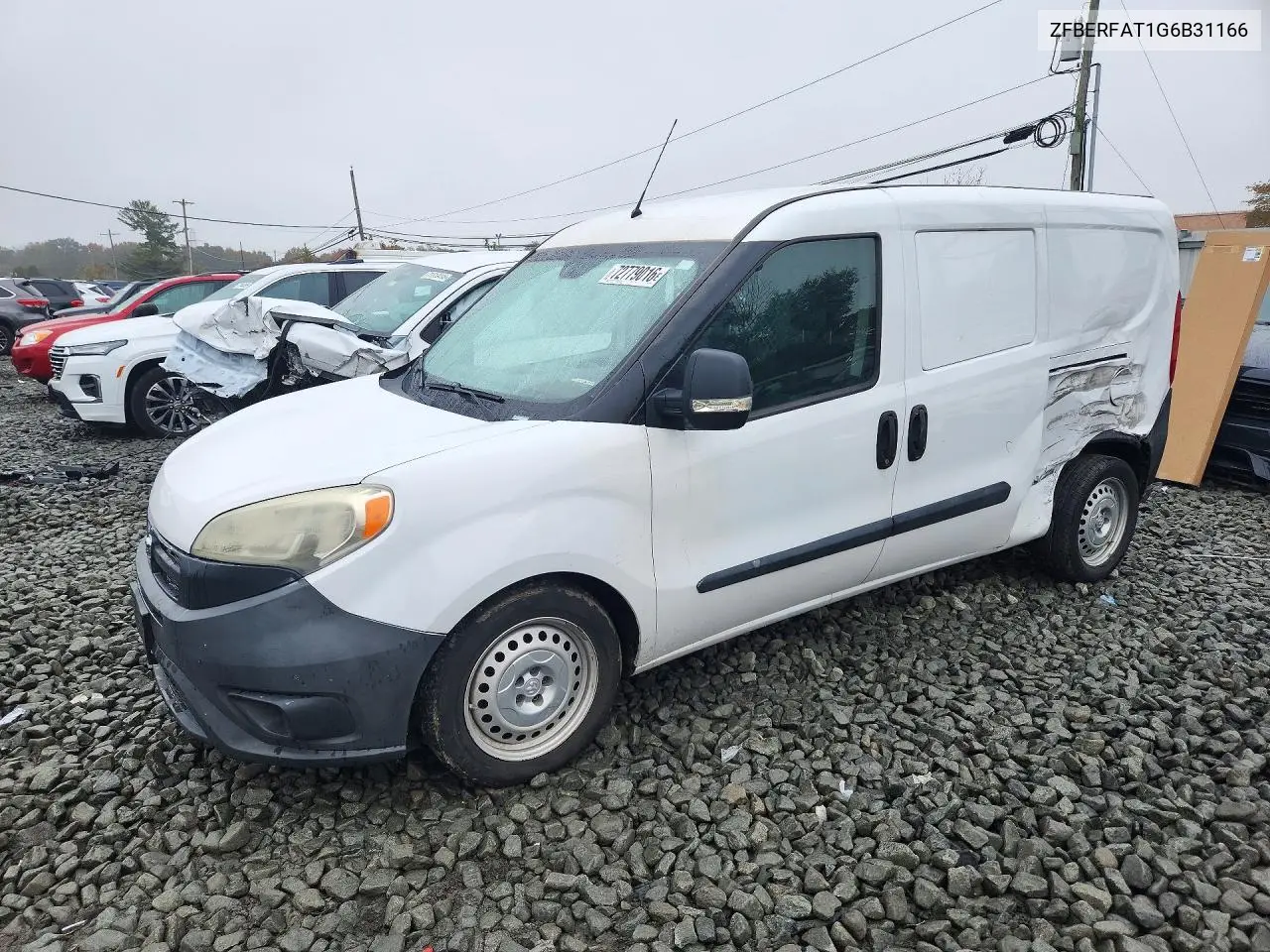 RAM PROMASTER CITY 2016, VIN ZFBERFAT1G6B31166
