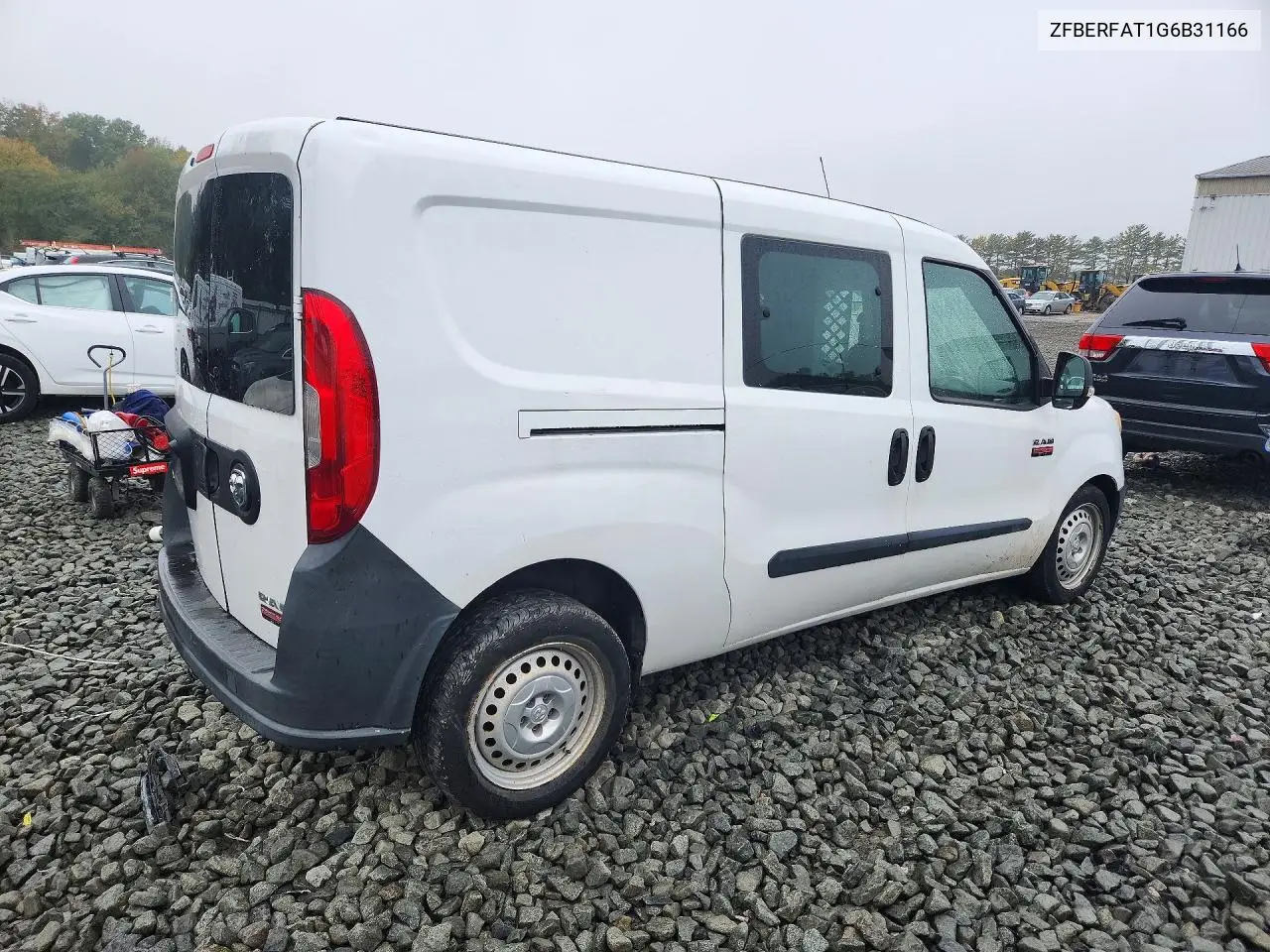 2016 RAM PROMASTER CITY VIN ZFBERFAT1G6B31166 — фото 3