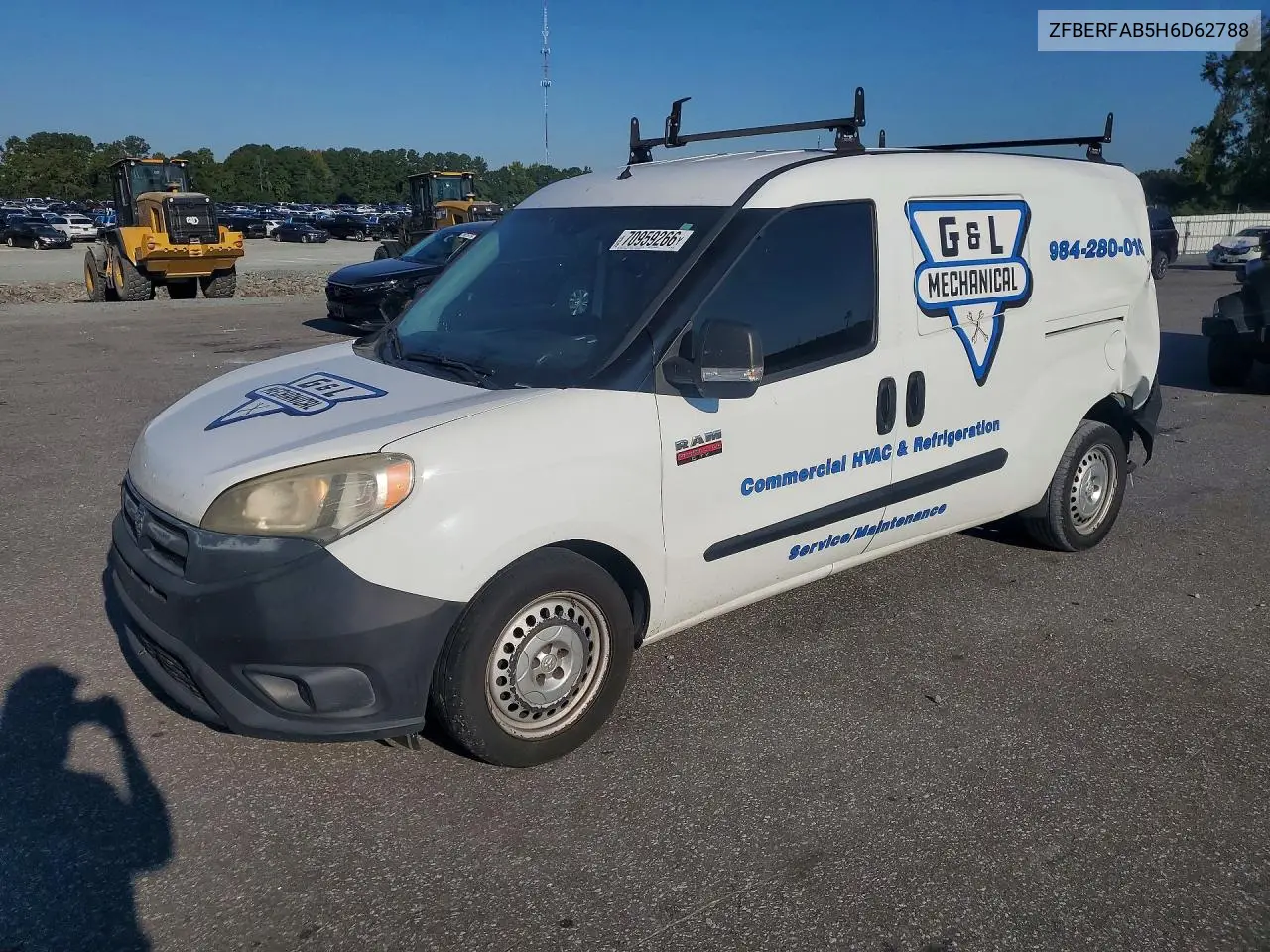 RAM PROMASTER CITY 2017, VIN ZFBERFAB5H6D62788