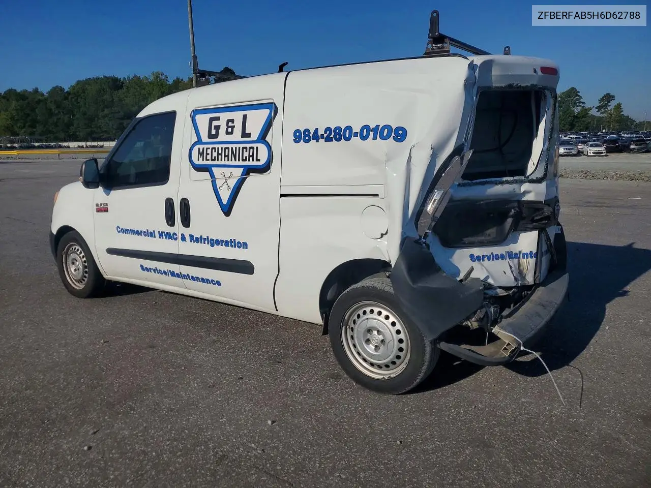 2017 RAM PROMASTER CITY VIN ZFBERFAB5H6D62788 — фото 2
