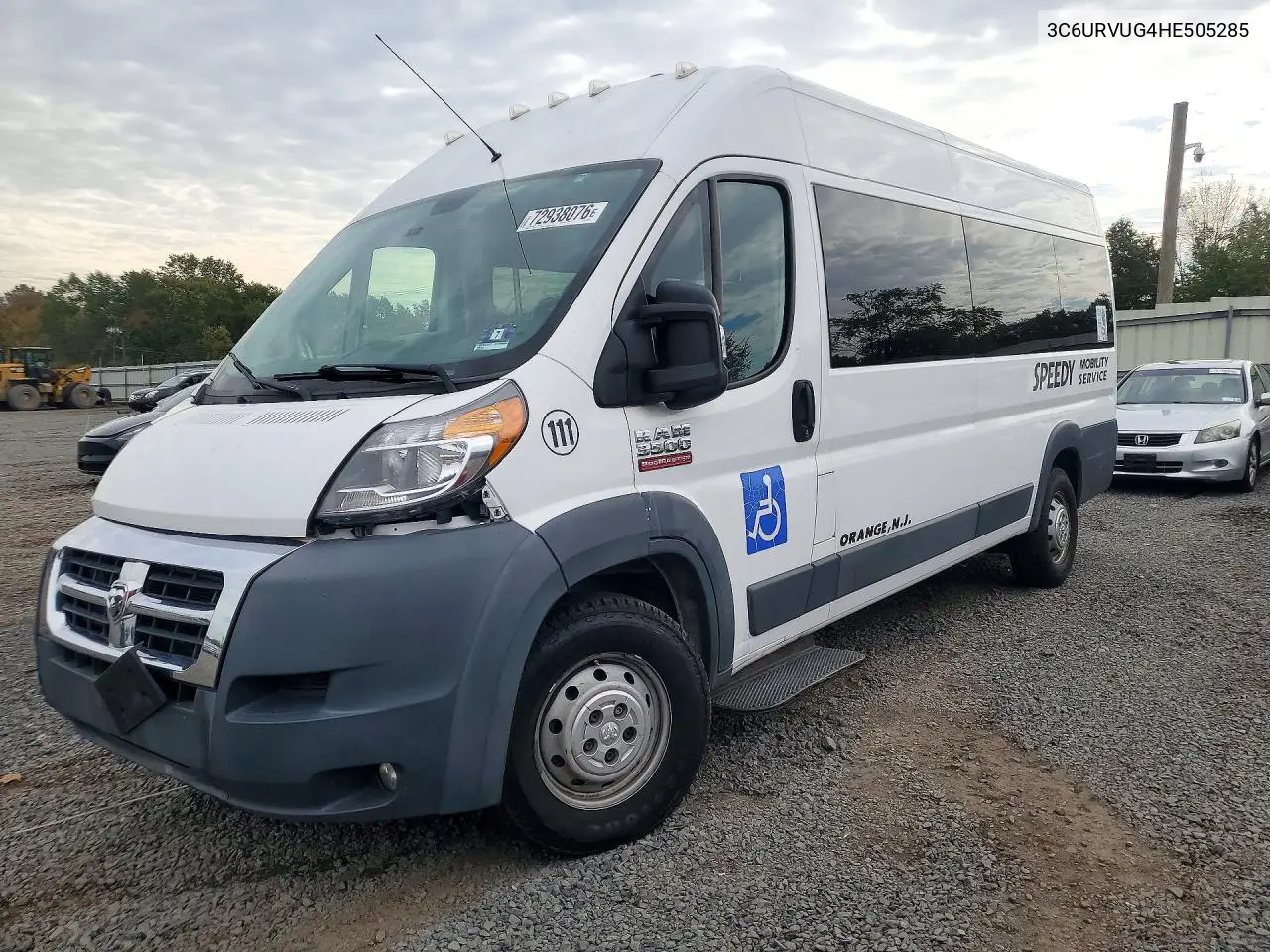 RAM PROMASTER CITY 2017, VIN 3C6URVUG4HE505285