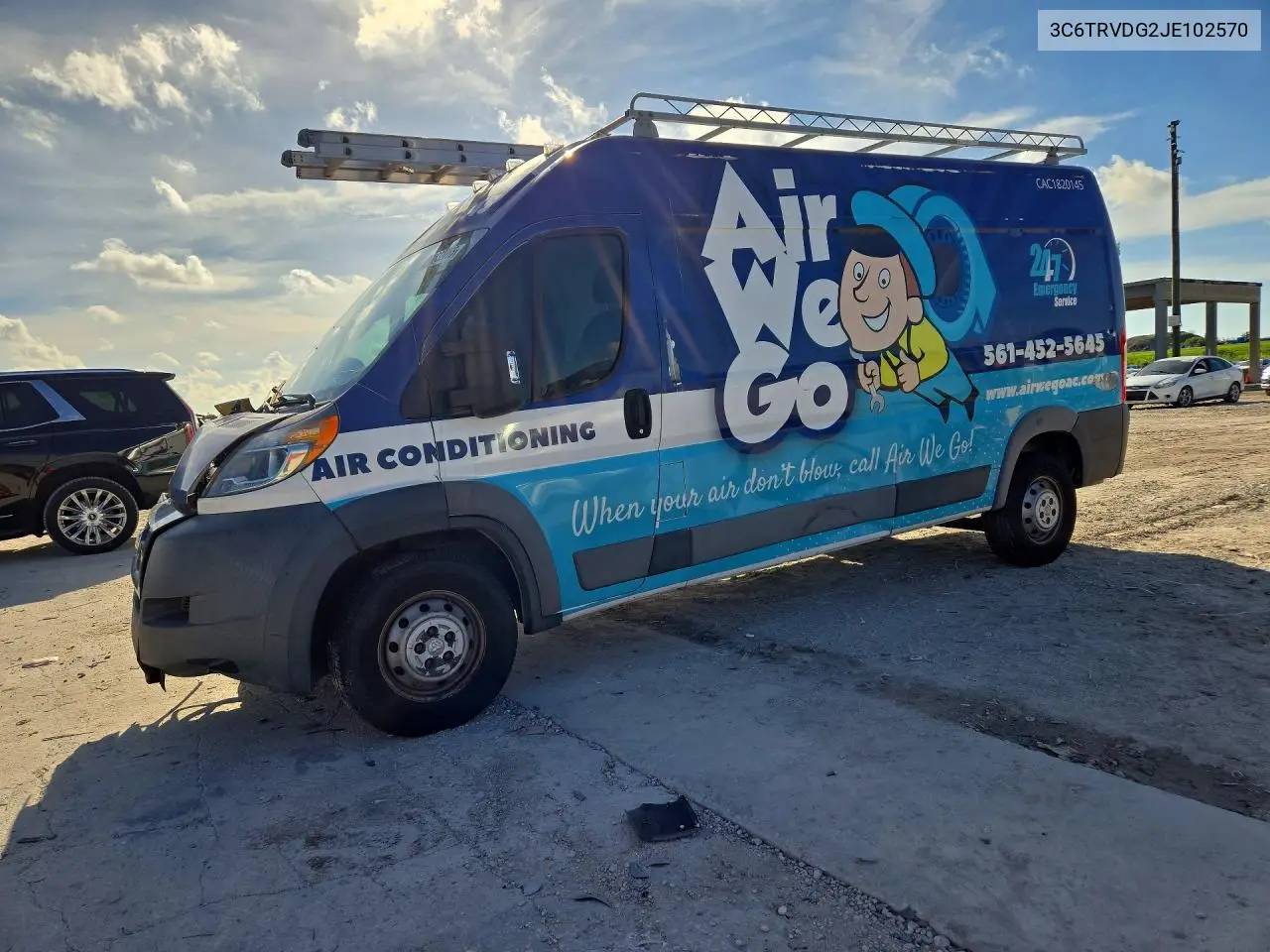 RAM PROMASTER CITY 2018, VIN 3C6TRVDG2JE102570