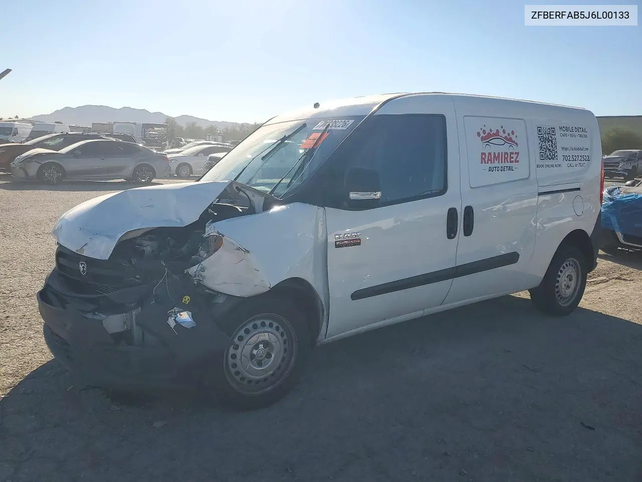 RAM PROMASTER CITY 2018, VIN ZFBERFAB5J6L00133