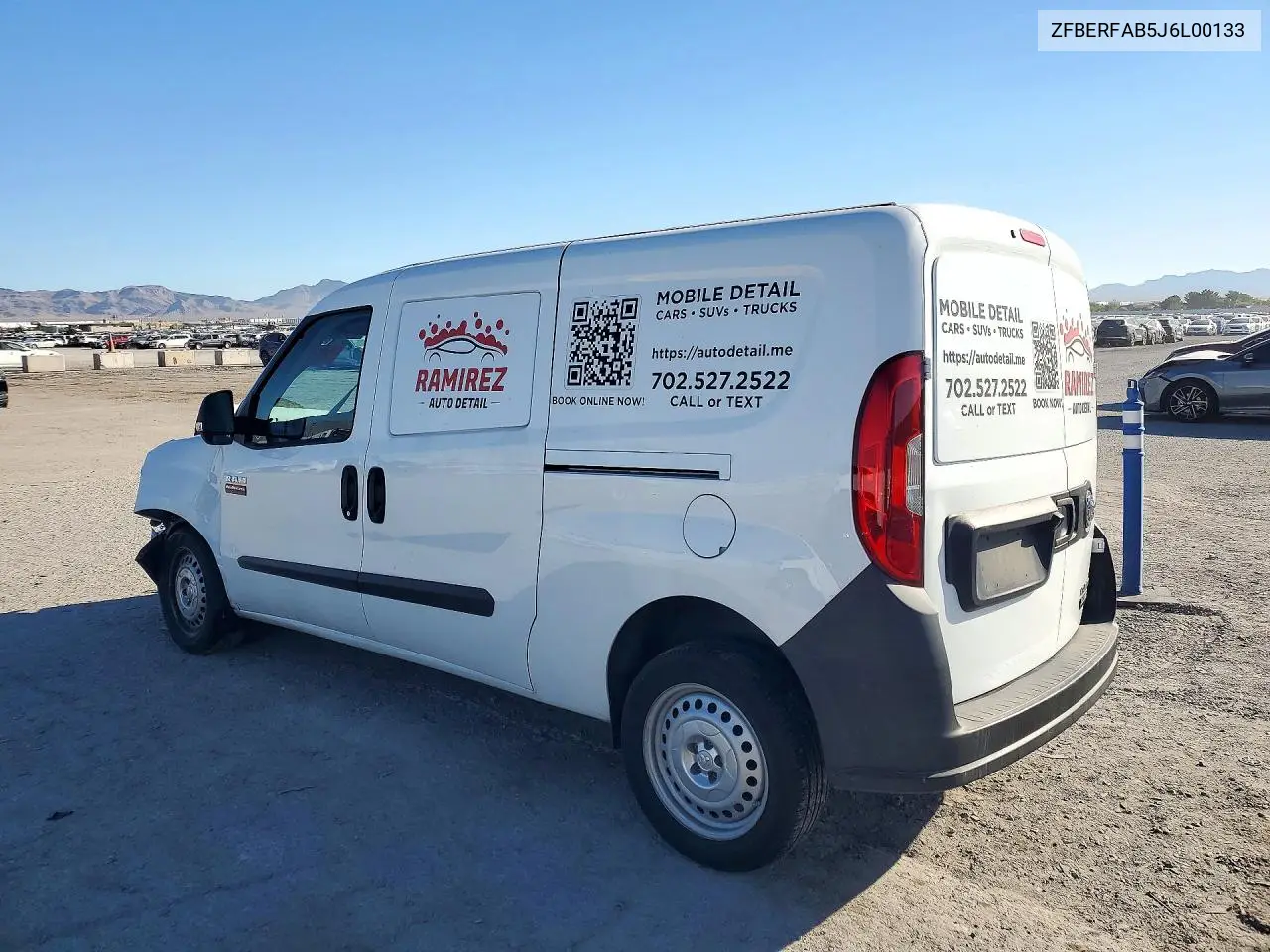 2018 RAM PROMASTER CITY VIN ZFBERFAB5J6L00133 — фото 2