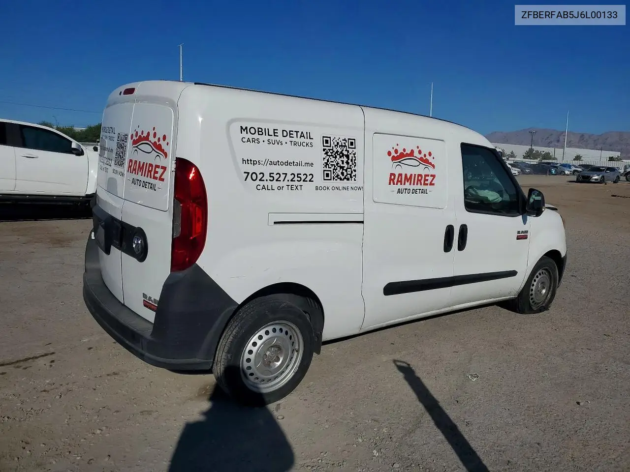 2018 RAM PROMASTER CITY VIN ZFBERFAB5J6L00133 — фото 3