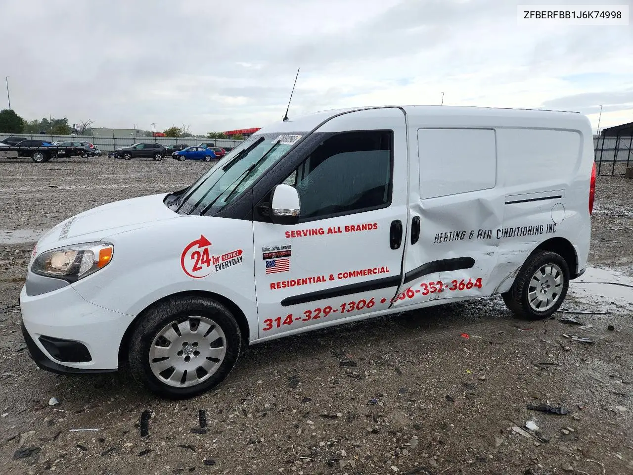 RAM PROMASTER CITY 2018, VIN ZFBERFBB1J6K74998