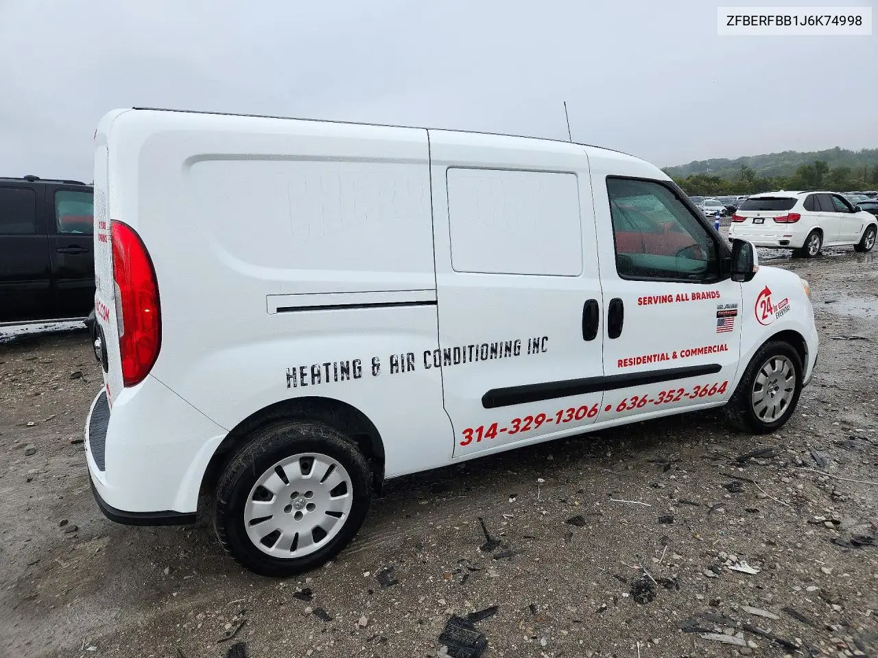 2018 RAM PROMASTER CITY VIN ZFBERFBB1J6K74998 — фото 3