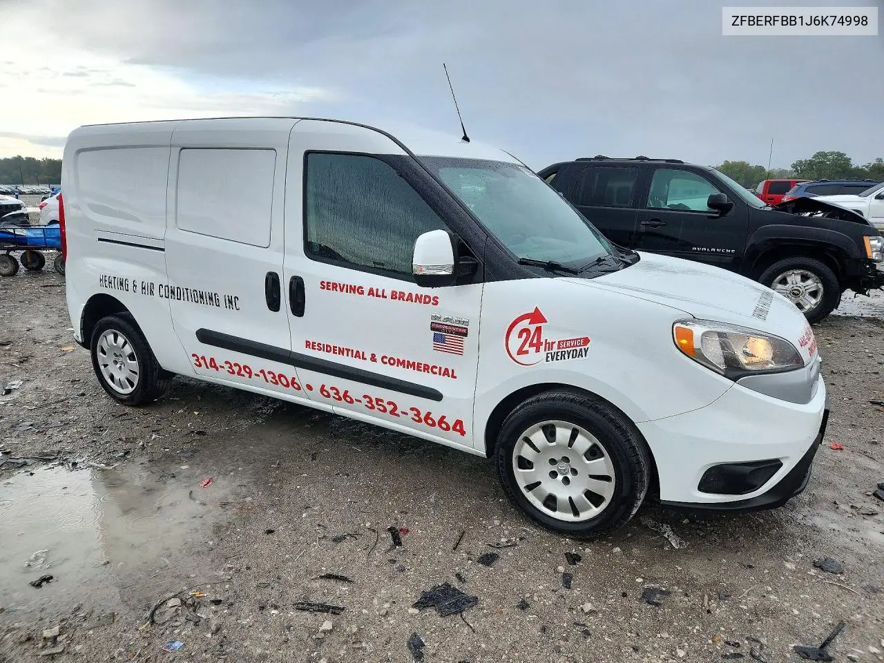 2018 RAM PROMASTER CITY VIN ZFBERFBB1J6K74998 — фото 4