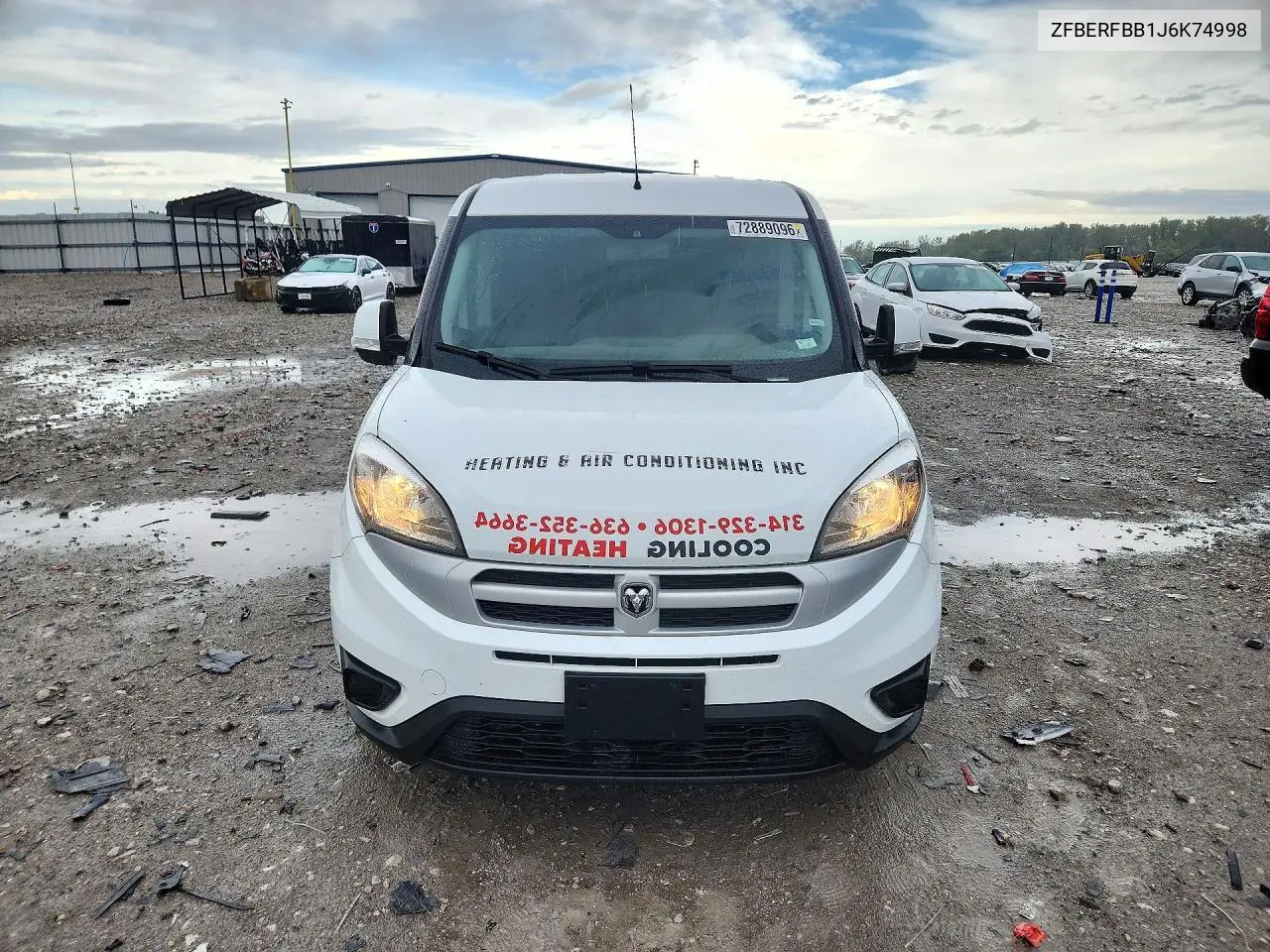 2018 RAM PROMASTER CITY VIN ZFBERFBB1J6K74998 — фото 5