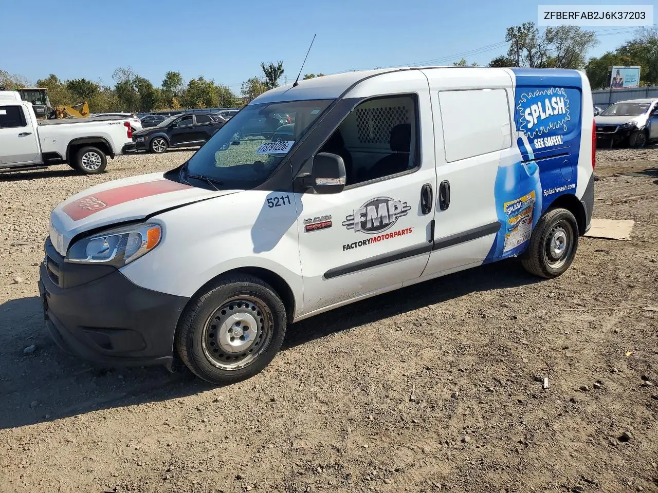 RAM PROMASTER CITY 2018, VIN ZFBERFAB2J6K37203