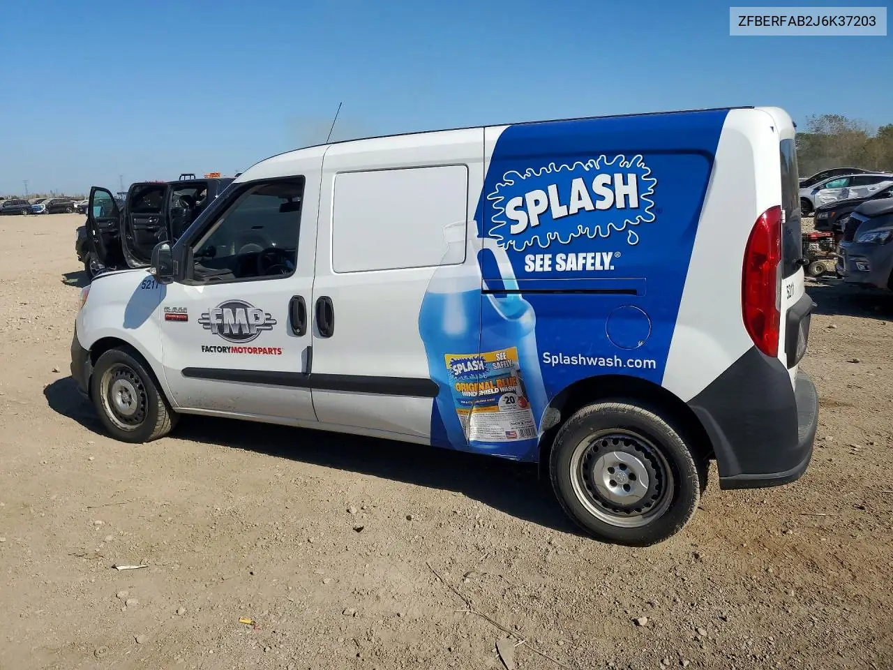 2018 RAM PROMASTER CITY VIN ZFBERFAB2J6K37203 — фото 2