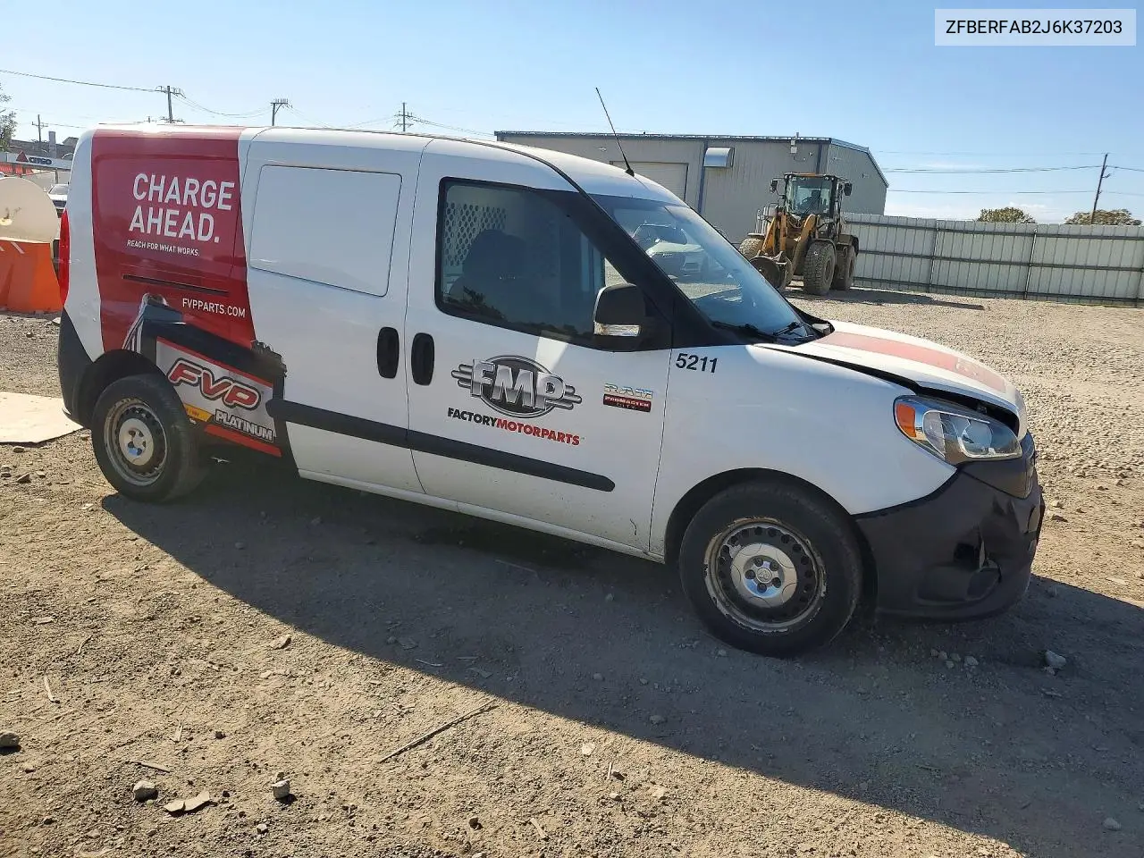 2018 RAM PROMASTER CITY VIN ZFBERFAB2J6K37203 — фото 4