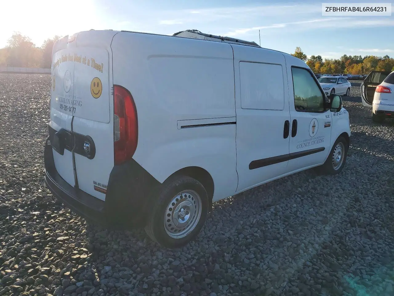 2020 RAM PROMASTER CITY VIN ZFBHRFAB4L6R64231 — фото 3