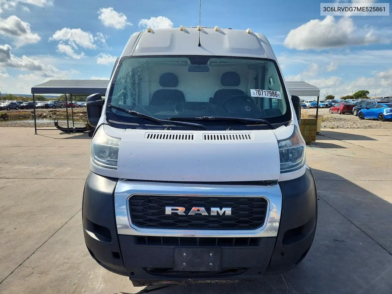 2021 RAM PROMASTER CITY VIN 3C6LRVDG7ME525861 — фото 5