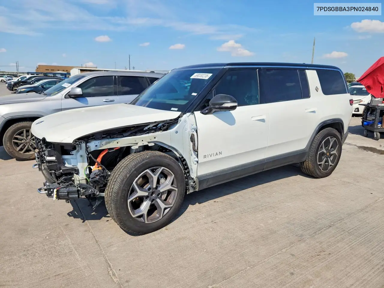 RIVIAN R1S 2023, VIN 7PDSGBBA3PN024840