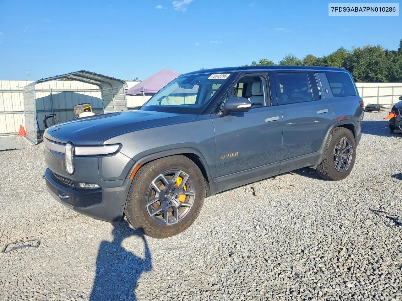 RIVIAN R1S 2023, VIN 7PDSGABA7PN010286